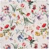 Decoration fabric linen optics "Summer flowers"
