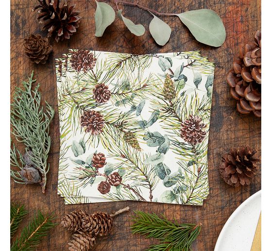 Serviette "Eucalyptus and Pine"