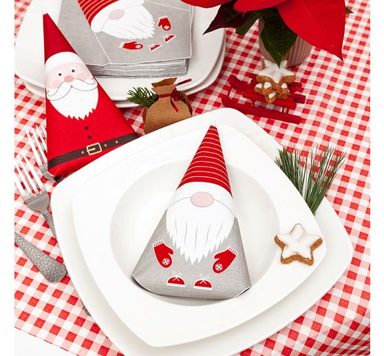 Serviette "Falt Serviette Gnome"