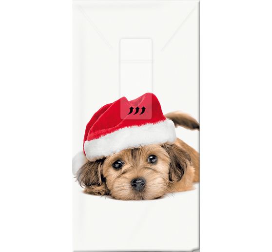 Papertaschentücher "Sweet Santa Dog"