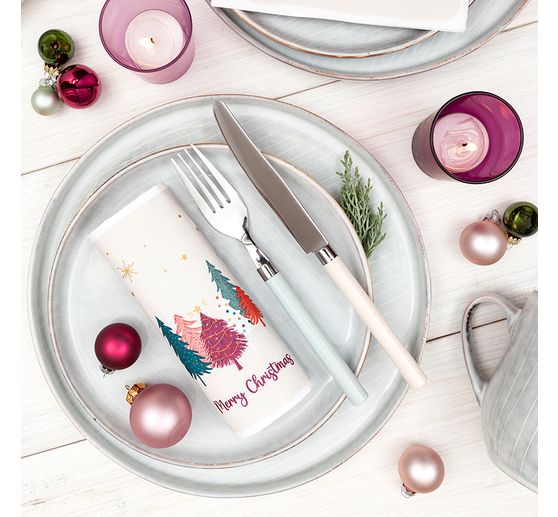 Serviette "Sweet Xmas Trees"