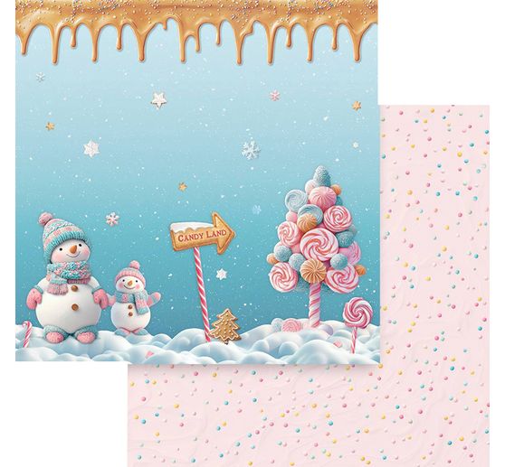 Scrapbook-Block "Candy Christmas"