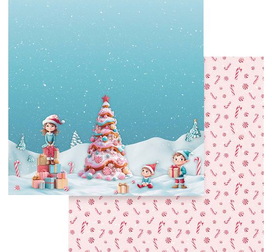 Scrapbook-Block "Candy Christmas"