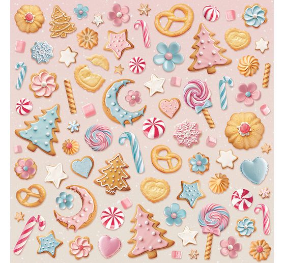 Scrapbook-Block "Candy Christmas"