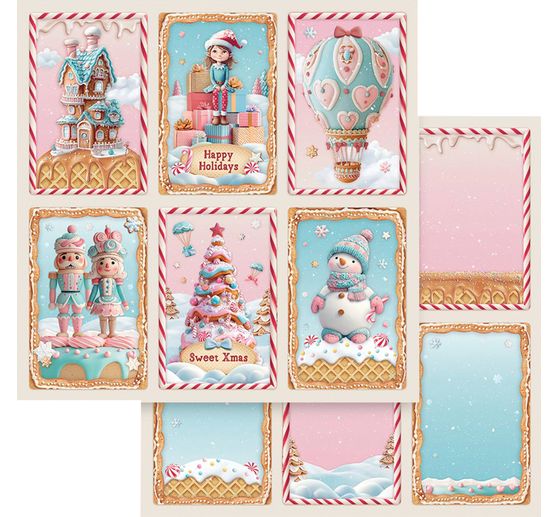 Scrapbook-Block "Candy Christmas"