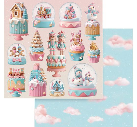 Scrapbook-Block "Candy Christmas"