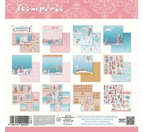 Scrapbook-Block "Candy Christmas"