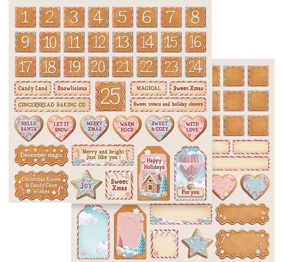 Scrapbook-Block "Candy Christmas"