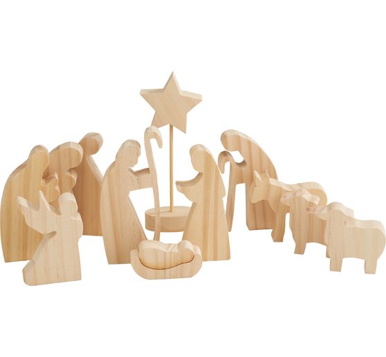Holz-Krippenfiguren "Bethlehem"
