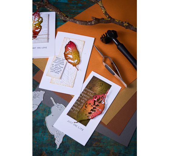 Sizzix Thinlits Punching template "Leaf Fragments by Tim Holtz"
