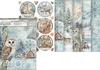 Motif straw silk assortment "The Owl's House"
