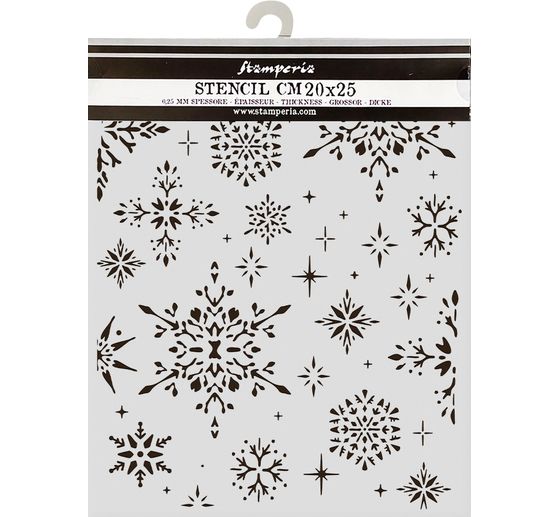 Schablone "The Owl's House - Snowflakes"