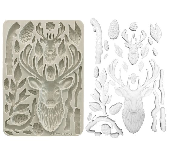 Silikonform A5 "The Owl's House - Deer"