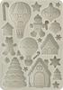 Silicone mould A5 "Candy Christmas - Gingerbreads"