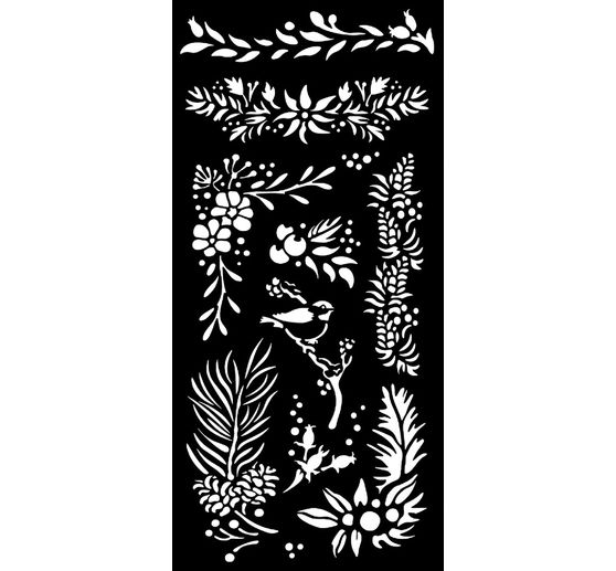 Stencil "The Owl's House - Pine Cones"