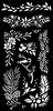 Schablone "The Owl's House - Pine Cones"