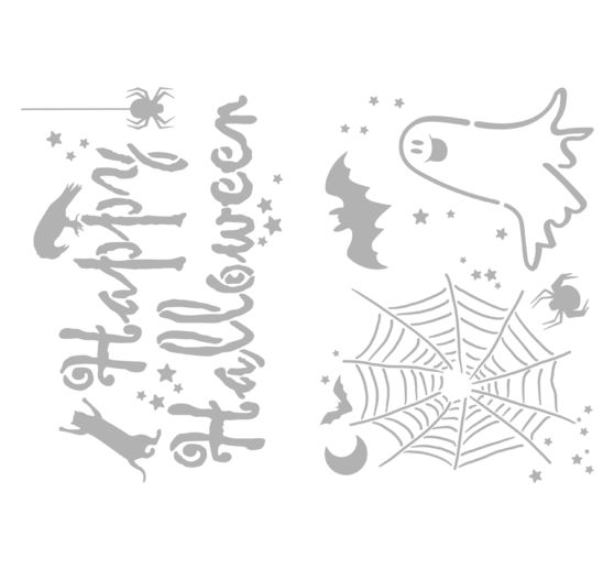 VBS Schablonen-Set "Happy Halloween", A4
