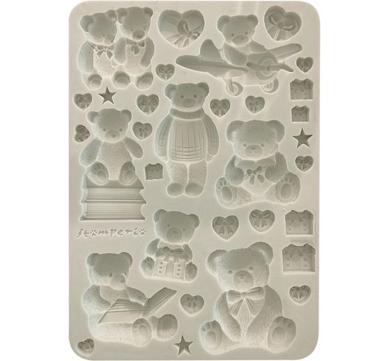 Silikonform A5 "The Owl's House - Teddy & Bears"