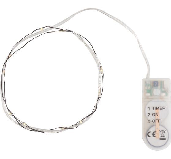 Micro-LED-Lichterkette mit Timer 6/18Std., 10 LEDs
