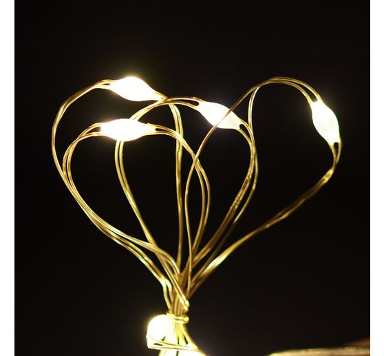 Micro-LED-Lichterkette "Blinkend" mit Timer 6/18 Std., 30 LEDs
