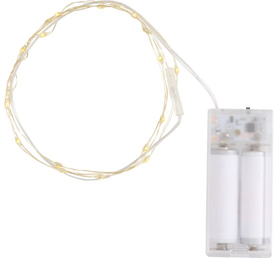 Micro LED Lichterkette "Blinkend" mit Timer 6/18 Std., 20 LEDs