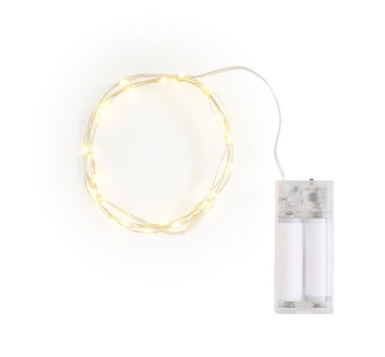 Micro-LED-Lichterkette "Blinkend" mit Timer 6/18 Std., 30 LEDs