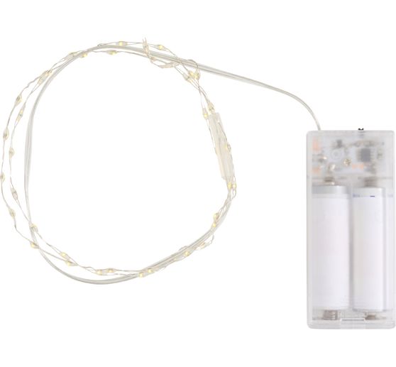 Micro-LED-Lichterkette mit Timer 6/18 Std., 40er LEDs
