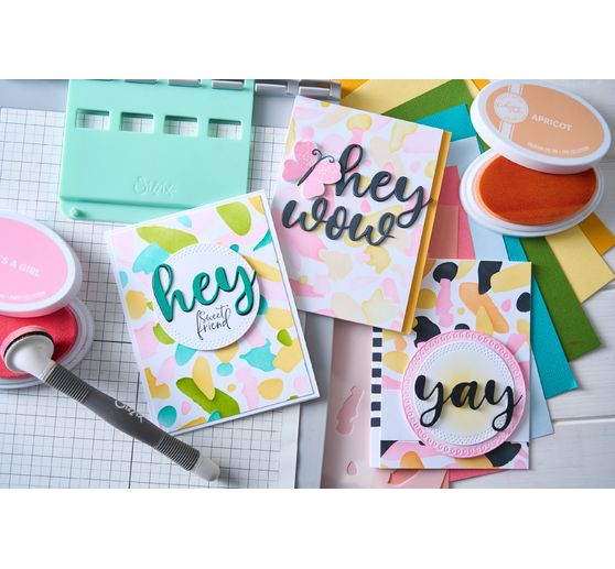 Sizzix Thinlits Punching template "Party Circles by Catherine Pooler"