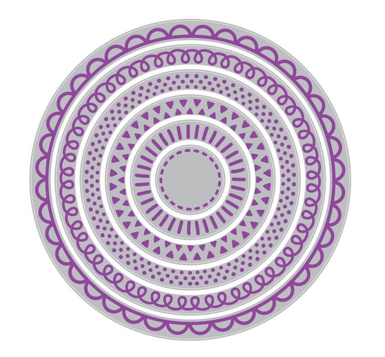Sizzix Thinlits Punching template "Party Circles by Catherine Pooler"