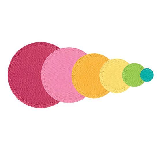Sizzix Thinlits Punching template "Party Circles by Catherine Pooler"