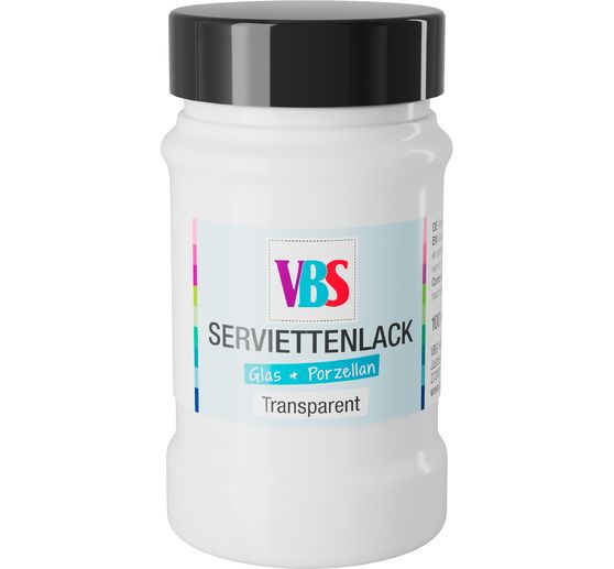 VBS Serviettenlack "Glas und Porzellan"