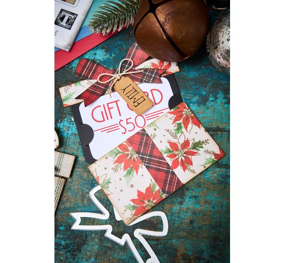 Sizzix Thinlits Stanzschablone "Gift Card Package by Tim Holtz"