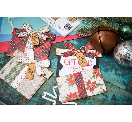 Sizzix Thinlits Stanzschablone "Gift Card Package by Tim Holtz"