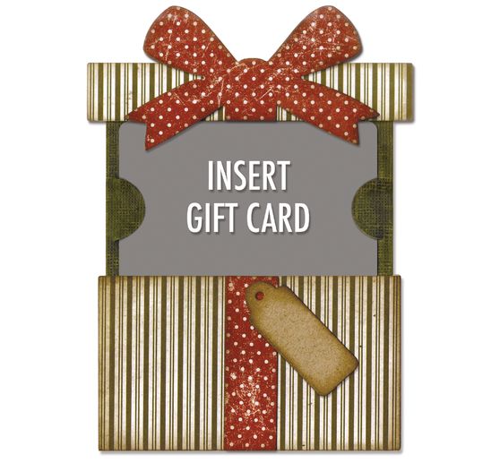 Sizzix Thinlits Stanzschablone "Gift Card Package by Tim Holtz"