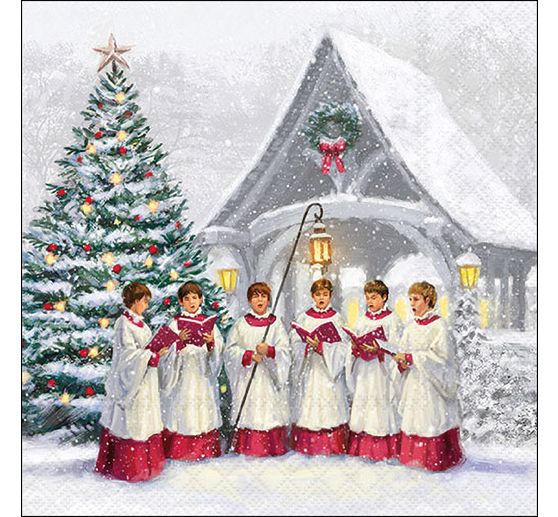 Serviette "Singing Choir"