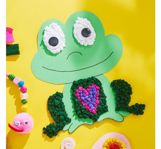 VBS Krepppapier-Set, farbig sortiert