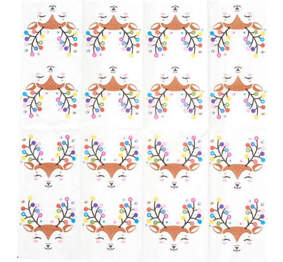 Papertaschentücher "Colourful Deer"