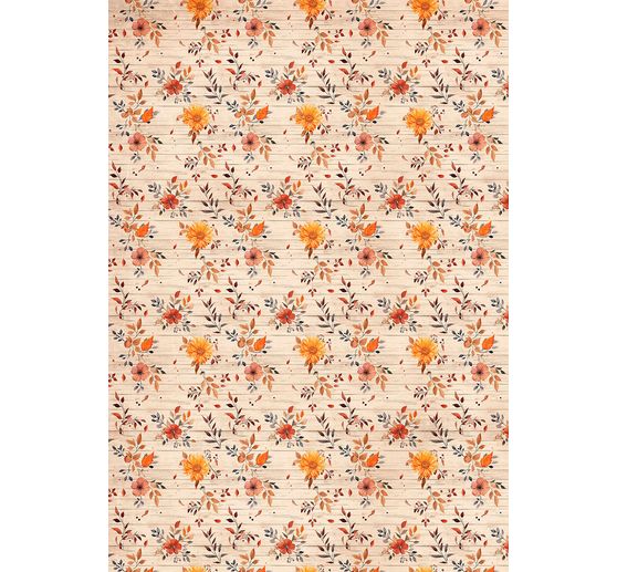 Motiv-Strohseiden Sortiment "Hallo Herbst", 8er-Set