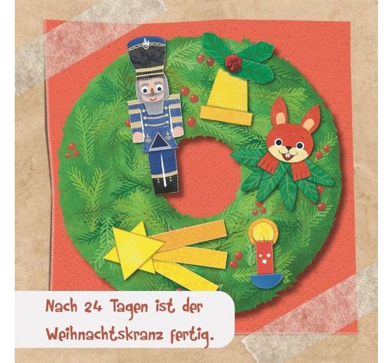 Book "Das Adventskalender-Verbastelbuch für die Allerkleinsten. Türkranz"