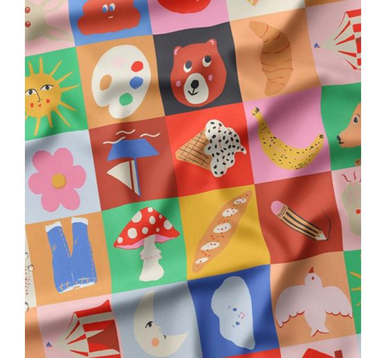 Polyester fabric "Funny" PU coated