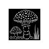 Schablone "Whispering Woods - Mushrooms"