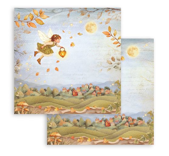 Scrapbook-Block "Whispering Woods"
