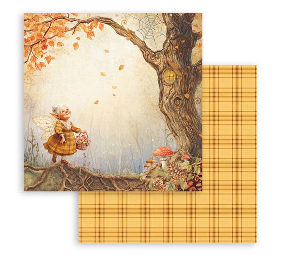 Scrapbook-Block "Whispering Woods"