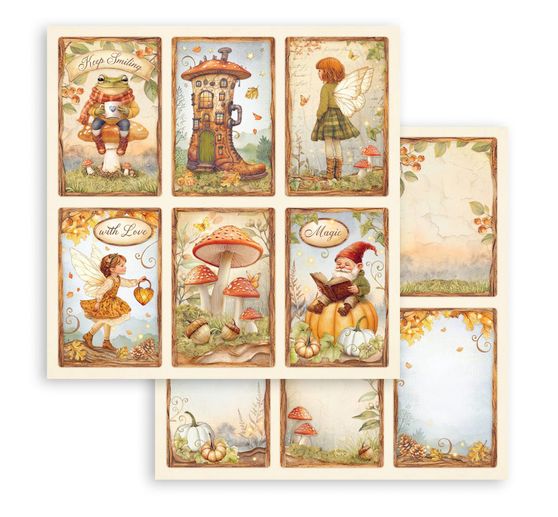 Scrapbook-Block "Whispering Woods"