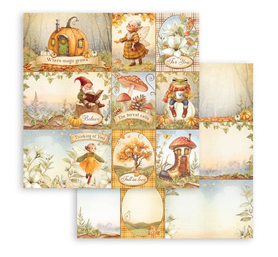 Scrapbook-Block "Whispering Woods"