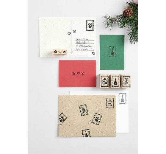 Stamp set "Christmas post"