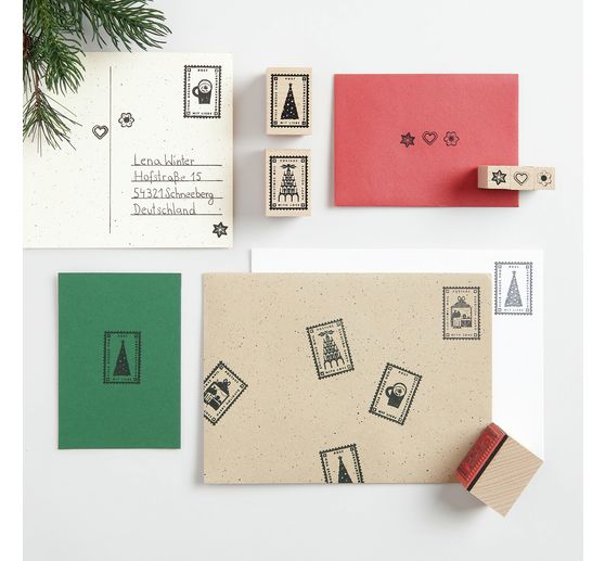 Stamp set "Christmas post"