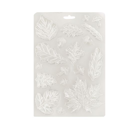 Soft modelling mould A5 "Whispering Woods - Leaves"