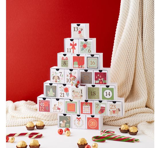 Sticker Adventszahlen "Woofy Christmas"