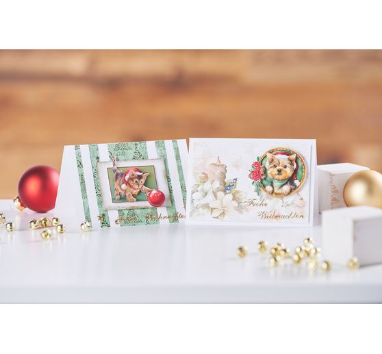 Double cards with envelopes "DIN A6", 50 pieces